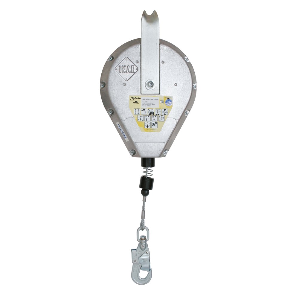 IKAR Aluminium Self Retracting Inertia Reel 33m